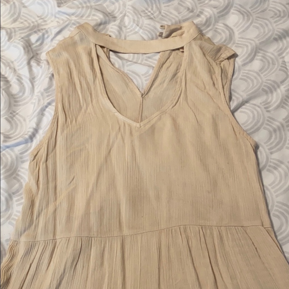 Tan blouse